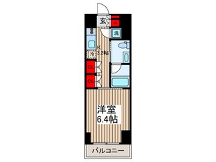 コンフォリア門前仲町の物件間取画像